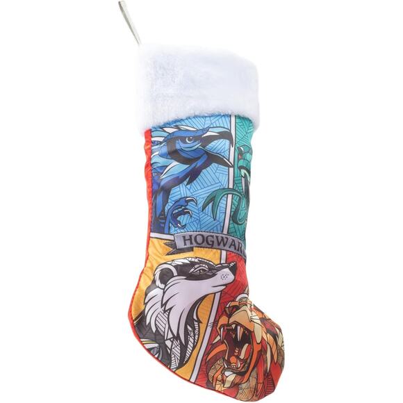Kurt S. Adler Harry Potter 4 Houses of Hogwarts Christmas Stocking - Picture 1 of 4